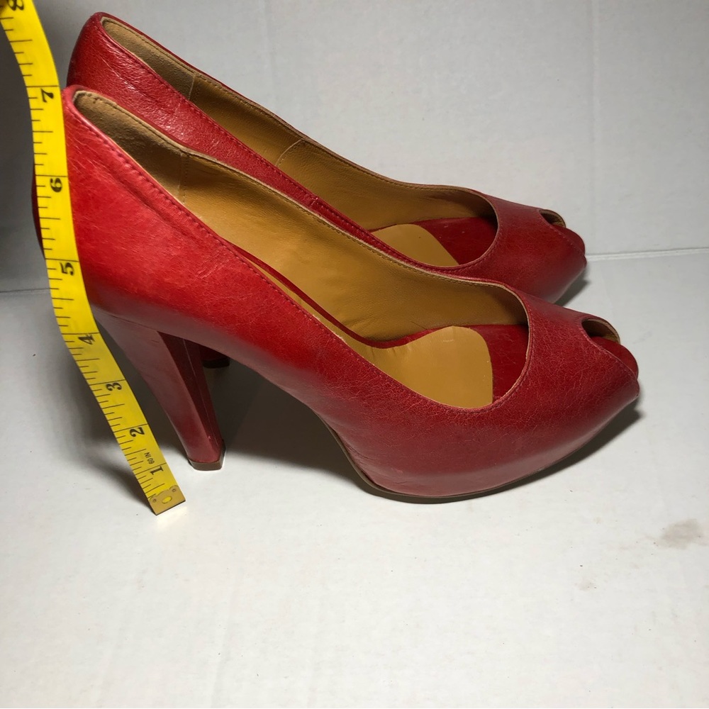 Stefanel peep toe heels